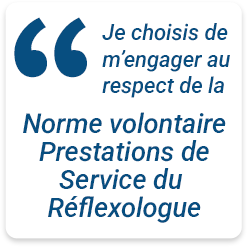 Engagement Norme volontaire Réflexologue